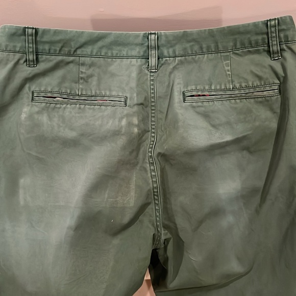 Bonobos Green Washed Chinos - Size 33/34 - Slim Straight Fit - Picture 5 of 7
